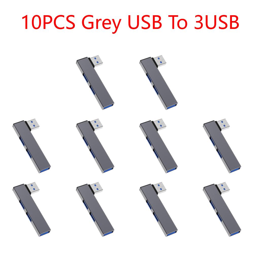 3 In 1 USB Splitter Hub Speed 5.0Gbps 3 Port USB Docking Station OTG USB 3.0/Type-C 3.0 To 3 USB for PC Laptop Notebook