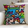 Popular BBrittoable Cushion Cover Stylish Washable Pillow Cover Ideal for Couch Bedroom Car Decoration