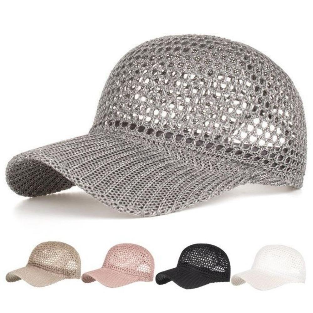 Breathable Net Baseball Hats Waterproof Summer Sun Hat Fashion Mesh Baseball Cap For Man Women