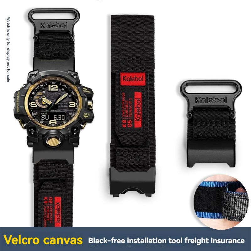Pro Casio G-SHOCK mudmaster GWG-1000/GB série sportovní horolezecký nylonové plátno řemínek k hodinkám pro muže příslušenství náramek