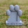 Pet Memorial Gifts - Pawprint Dog Memorial Gifts for Loss of Dog with Picture Frame, Pet Headstone Grave Markers with Sympathy