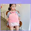 Trendy Children's Backpack With Adorable Smile Design Lightweight Canvas Material