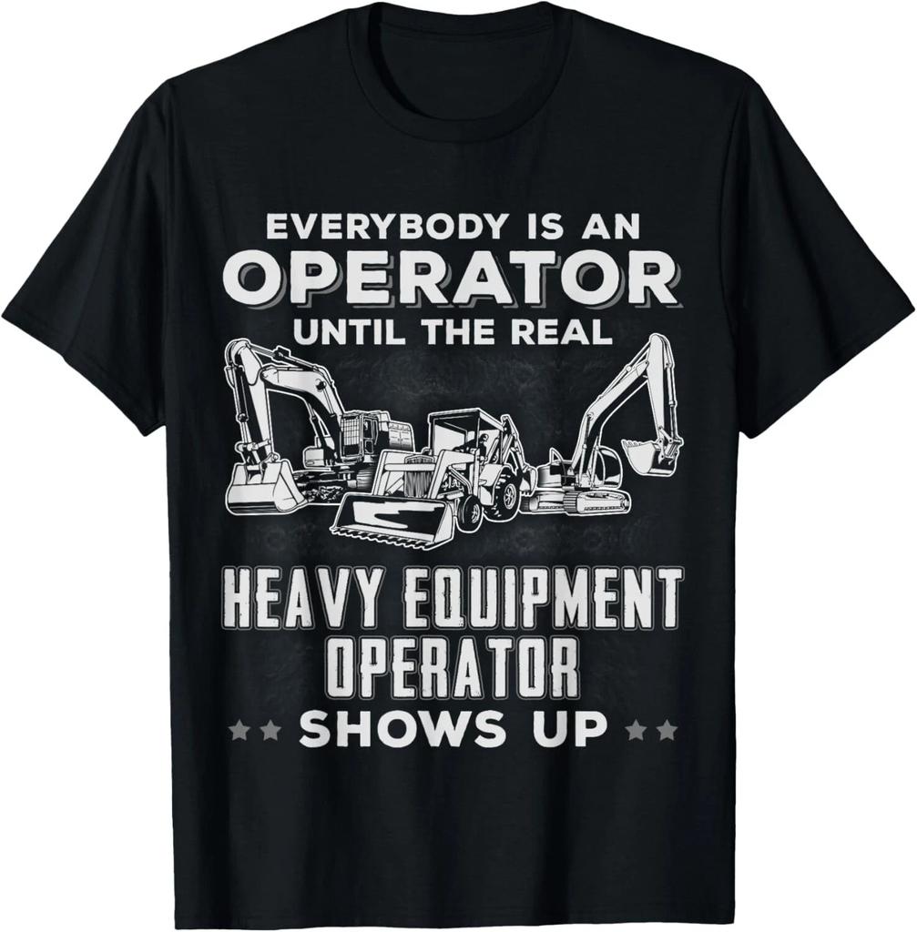 Divertente Escavatore Bulldozer Escavatore Operatore Regalo Maglietta Unisex