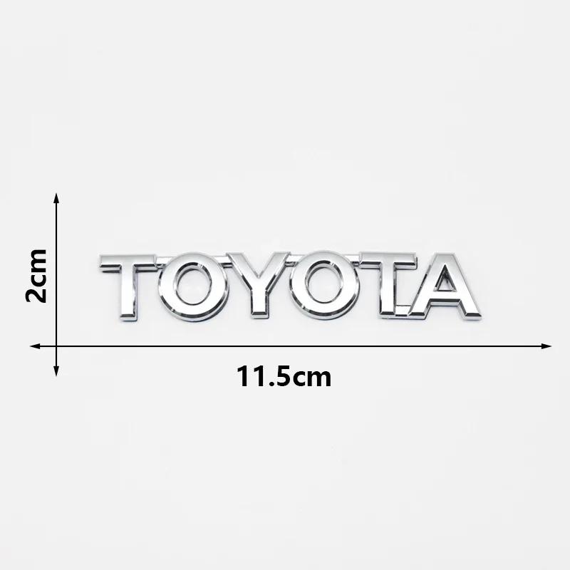 

Ковпаки 3D Металеві Наклейка на Багажник Автомобіля Емблема Значок Наклейки Декорація для Toyota Chr rav4 Yaris prius avensis Corolla Camry Ca