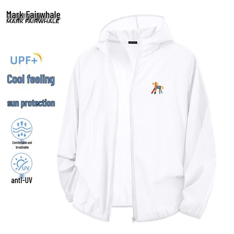Mark Fairwhale Men s Hooded Lightweight Anti-UV Sun Protection Jacket XL