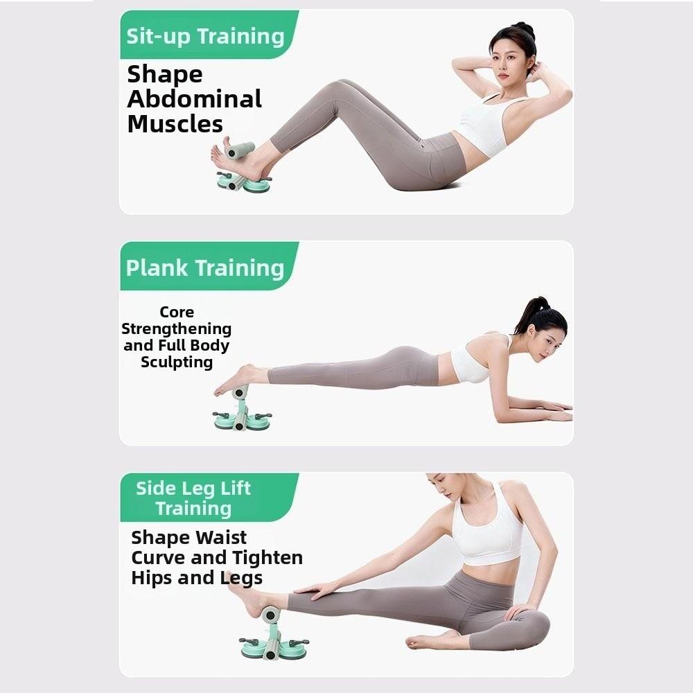 Regulowana Wysokość Sprzęt do Fitnessu Brzuszki Podwójne Przyssawki Trener Mięśni Brzucha Trening Mięśni Core