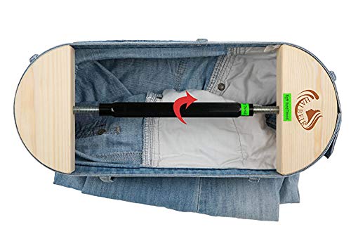 

Pant Stretcher, Hanger Waistband Stretcher, Stretches Pants from 76cm to 150cm – Heavy Duty for Men and Women, Jeans, Casual Pants, and Skirts