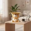Löwenfigurine mit Tablett Cartoon Dekorativ Fröhlich für Eingangsbereich, Sideboard, Wohnzimmer