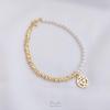 14K Gold Filled Winzige Zerdrückte Goldperlen: Kupferplattierte Echtgold Dreiecks-Zwischenstücke für DIY Armband Schmuck