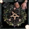 Divinations Tablecloth Star Plant Astrology Tarots Card Tablecloth Altars Cloth Divinations Board Game Accessory