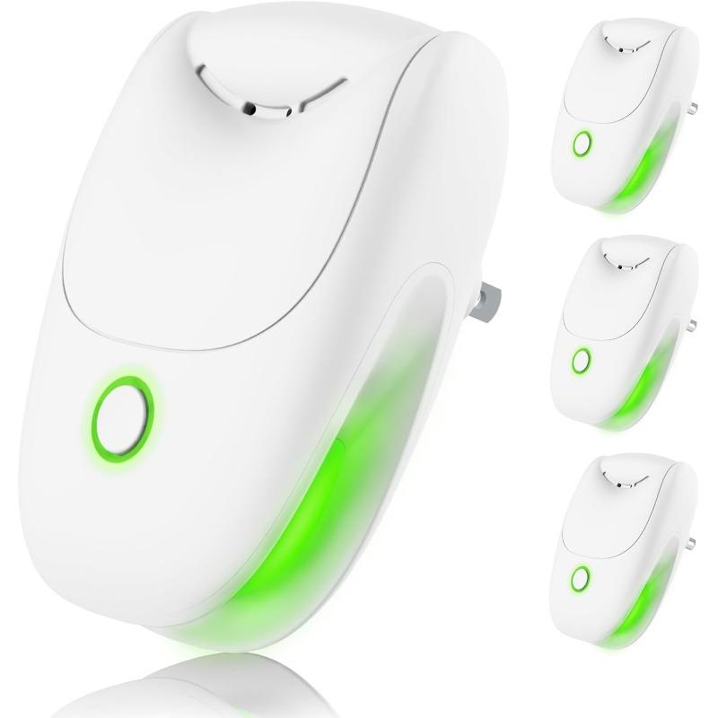 Plug In Negative Ion Air Purifier – 4Pack Quiet Two-speed Adjustment Air Ionizers, Mini Air Fresheners for Home, Bedroom, Office, белый