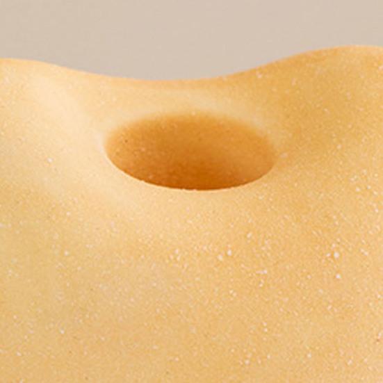 Heart Shaped Ceramic Candlestick Holder Small Romantic Candle Holder for Wedding Party Dinning Table Centerpiece Valentine's Day Anniversary Home