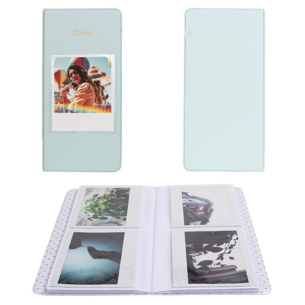 Rieibi FUJIFILM Instax Album Cute Instax Book Polaroid instax compatible instax album inch photos 64 pieces can be stored Business cards and cash