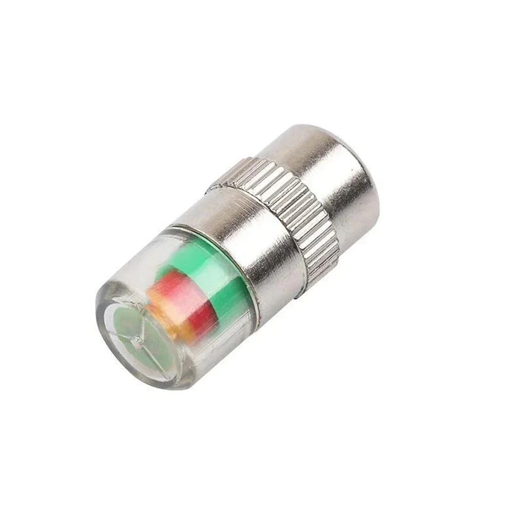 

New Car Tire Pressure Indicator Tire Pressure Gauge Indicator Alert Monitoring Valve Cap Sensor External Valve Detection Tools