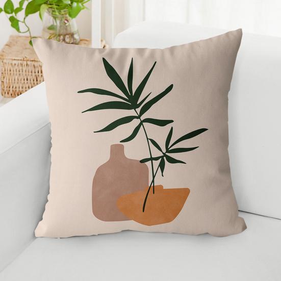 Современная декоративная наволочка, односторонняя наволочка с принтом, наволочка со скрытой молнией, изысканный узор, износостойкая, не выцветающая, декор наволочки D