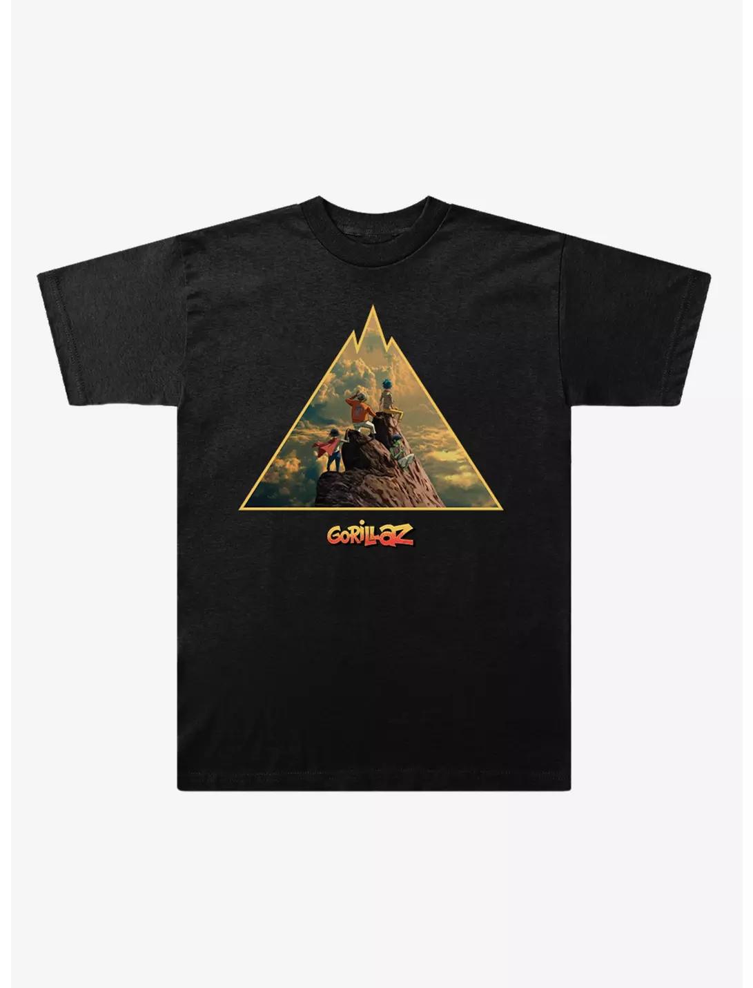 

Golitz Print T-shirt Mountain Song Album T-shirt Men s and Women s Summer Clothing Fashion T-shirt Street Wear for Men and Wo... S разноцветный