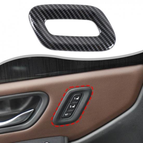 ABS Carbon Fiber Seat Memory Button Frame Trim For Honda Pilot 2026/Passport 23+