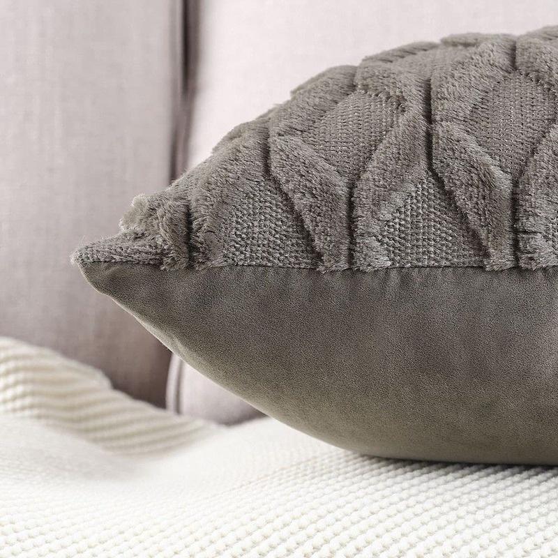 40*40cm Soft Plush Short Wool Velvet Decorative Pillow Cover Soft Sofa Pillowcase Only Pillowcase Without Pillow Core