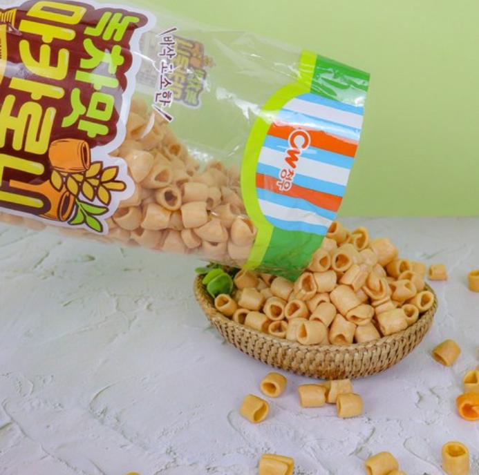Sweet & Crunchy Green Tea Snack – Korean Retro Favorite
