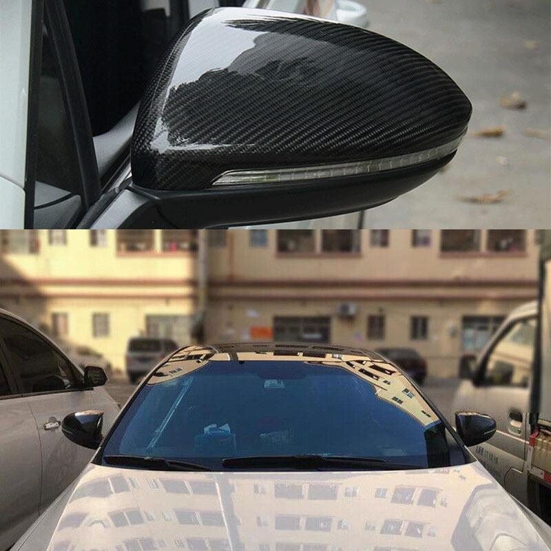 For KIA K3 Cerato Forte - ABS Auto Car Styling Body Side Door Rearview Mirror Cover Cap Horns Shell Housing Sticker Trim