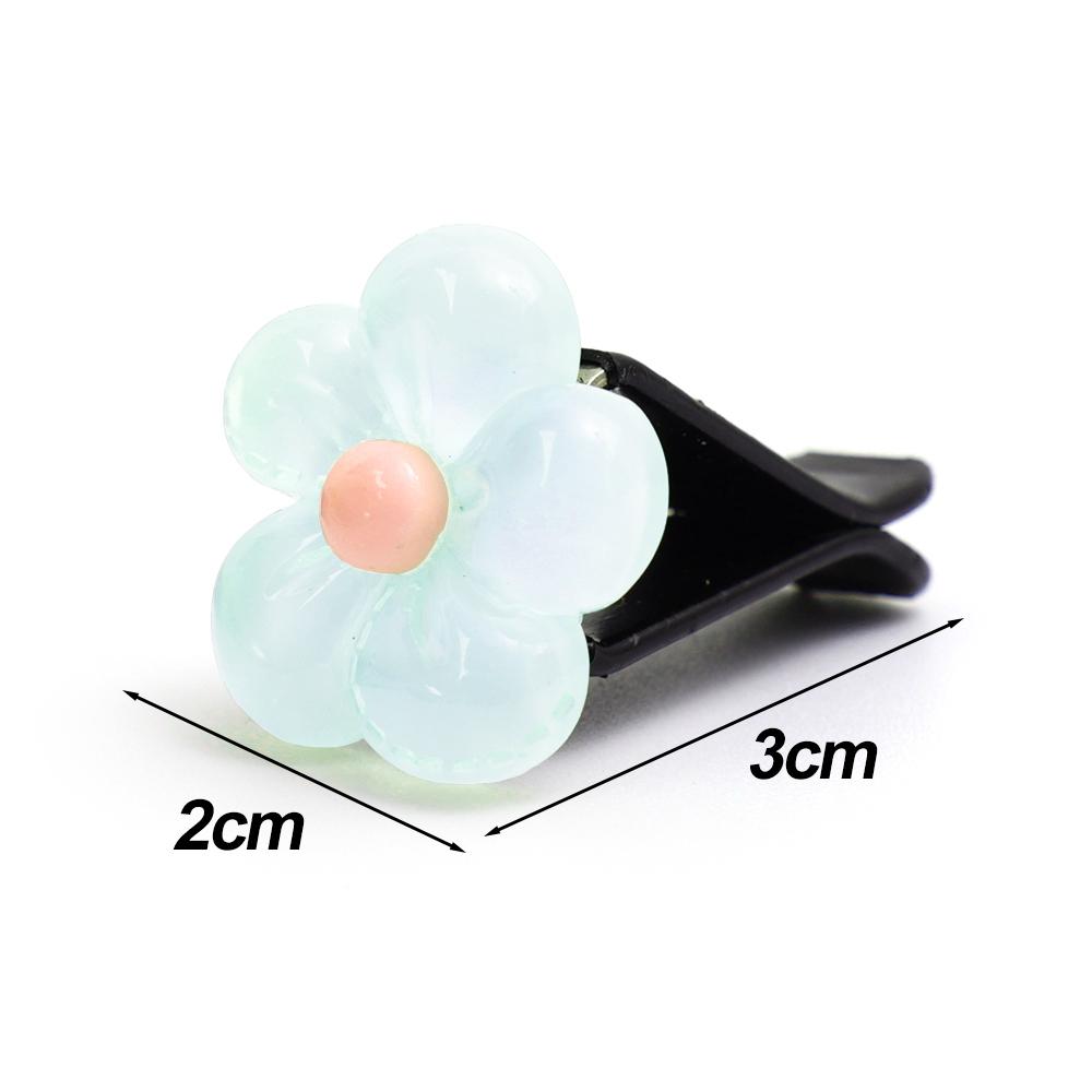 Car Air Outlet Decorative Clip Daisy Auto Air Conditioning Vent Crystal Daisy Resin Ornaments Car Interior DIY Decor Accessories