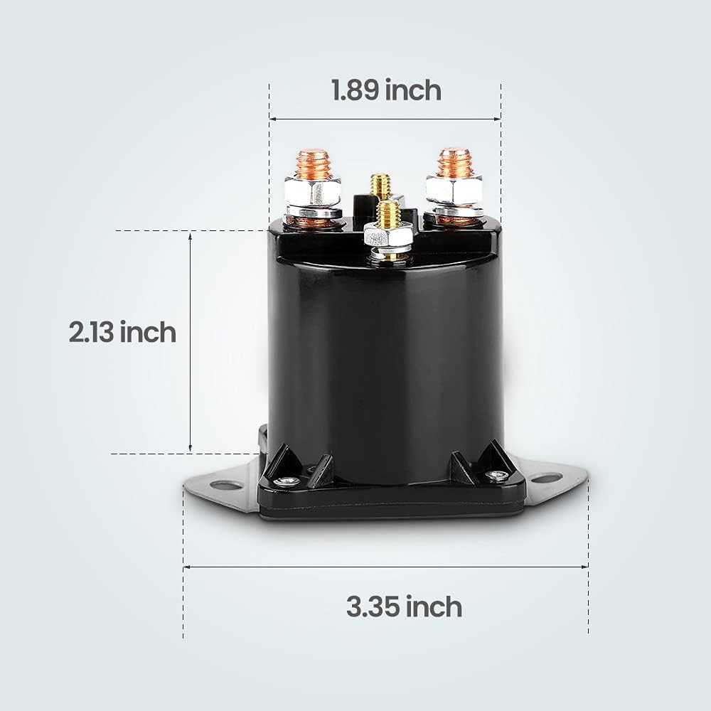 maXpeedingrods 12V Golf Cart Solenoid for Club Car 1984-Up DS/04+ Precedent Starter Solenoid 1013609/435-154