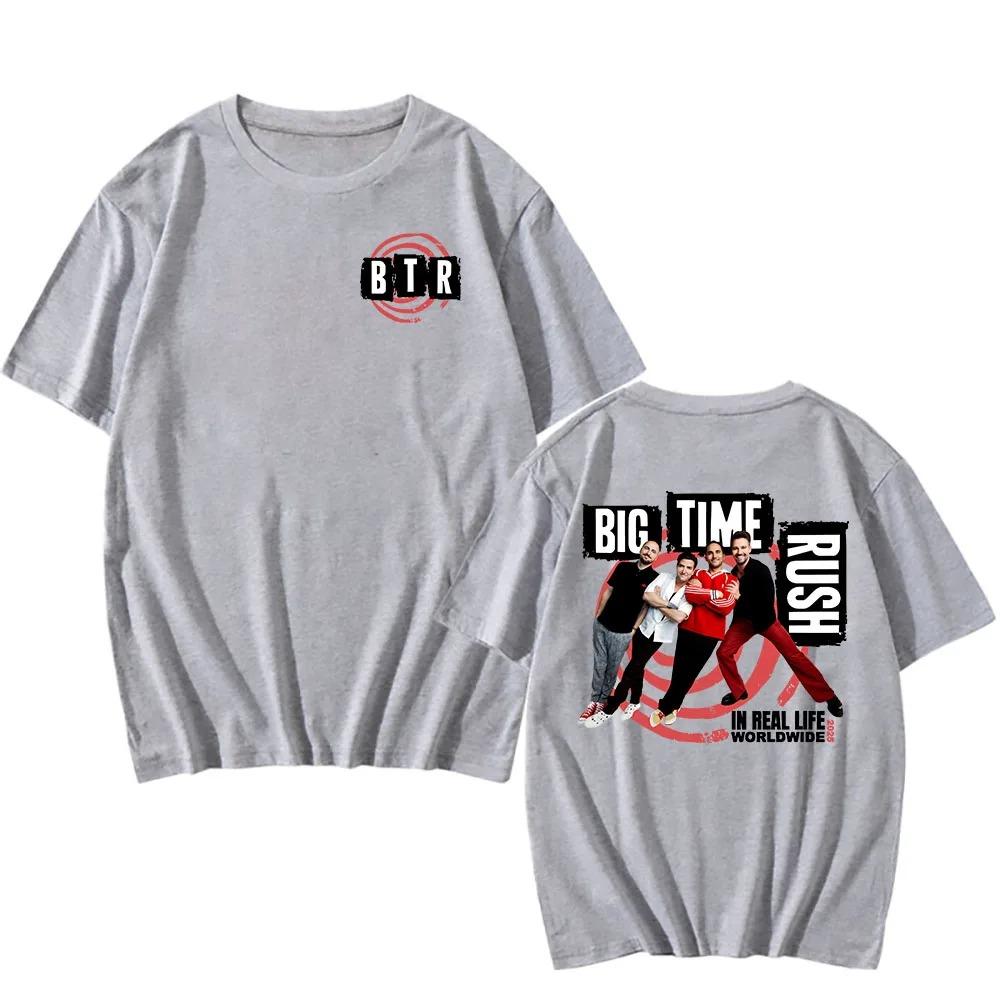 BTR IM ECHTEN LEBEN WELTWEIT Tour Poster Druck T-Shirt Locker Lässig Herren Damen Mode Sommer Neue T-Shirts Übergroß Harajuku Stil Oberteile