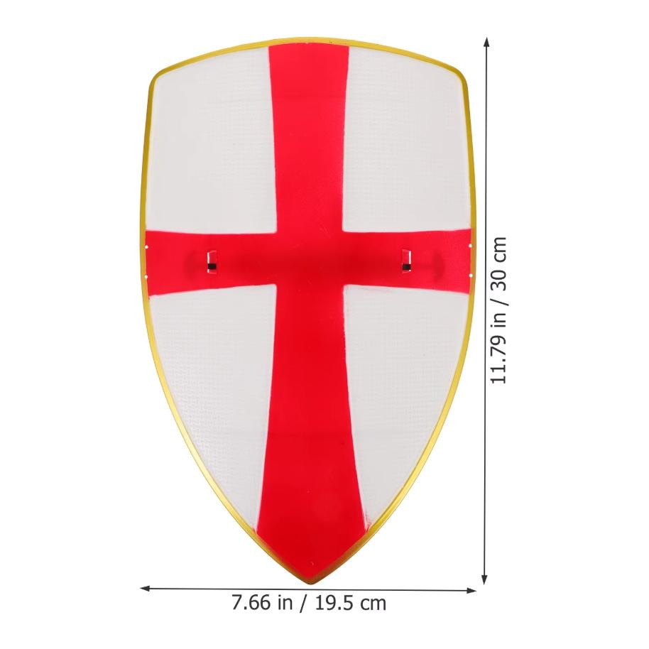 Shield Toy Medieval Costume Accessory Boys Costumes Kids Costume Viking Shield Prop Plastic Shield for Kids Role-playing Prop