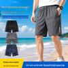 Men's Ice Silk Quick-Dry Sports Shorts - Summer Thin Beachwear