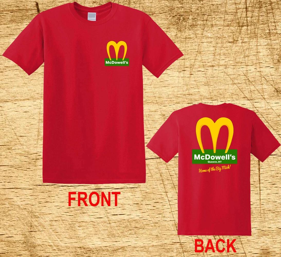 Men s and Women s T-shirts McDowell s Restaurant Coming to America XXL