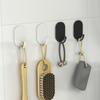 Stainless Hooks 5 Pack - Self Adhesive Hooks for Kitchen Bathroom