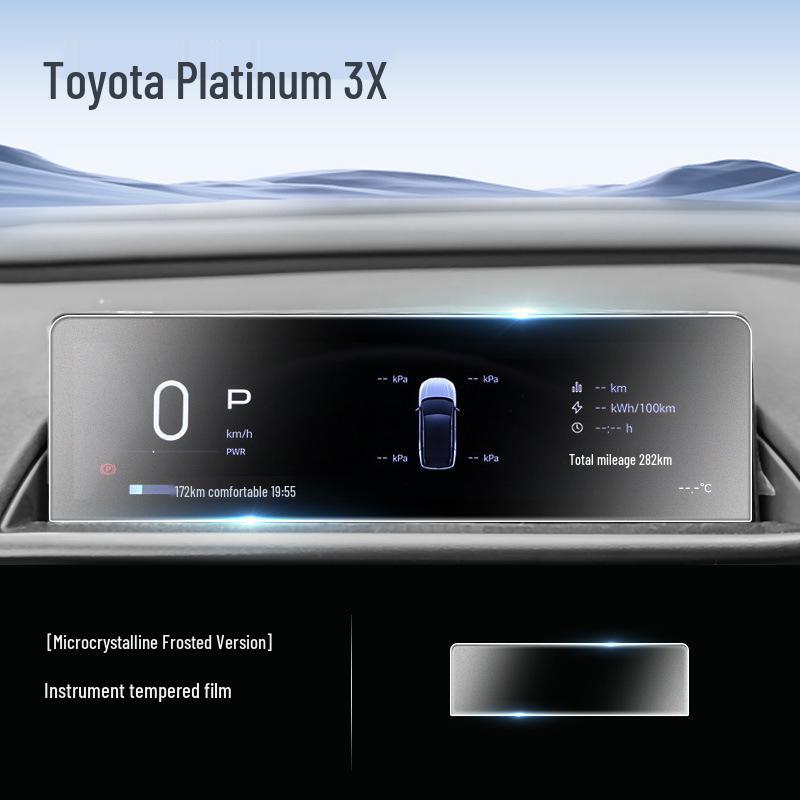 Toyota Prius 3X Center Console Screen Protector - Tempered Glass Film