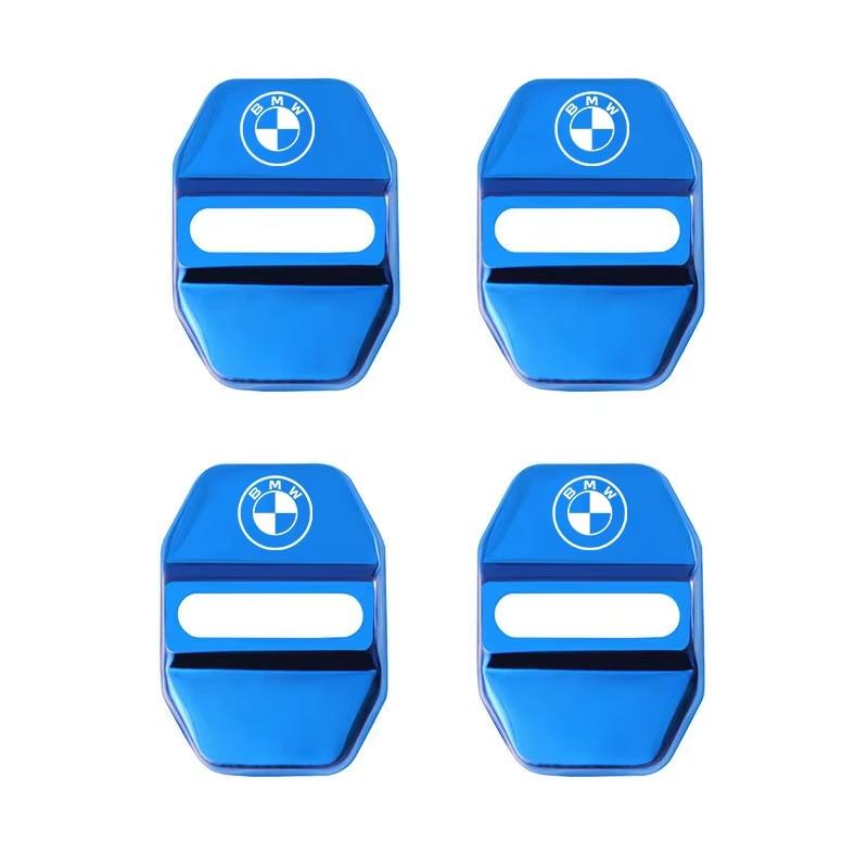 4Pcs Titanium Alloy Car Door Lock Protective Cover For BMW X3 X5 X4 X6 X7 X1 E46 E90 E60 F30 F10 E39 E36 F20 G20 G30 E92 E87 E91 VM4