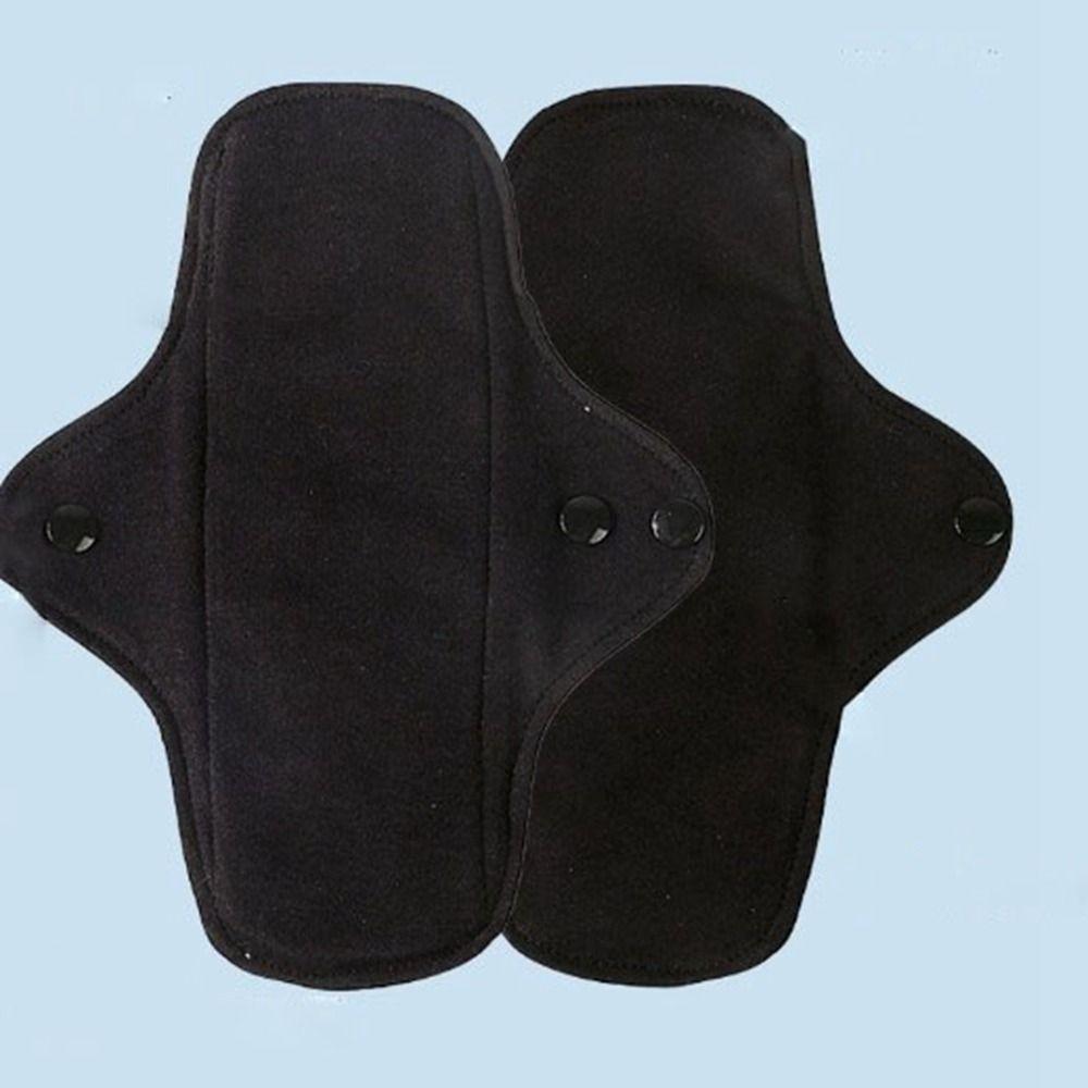 2 Sizes Cotton Antibacterial Menstrual Pad Useful Washable Sanitary Napkins  Panties Accessories
