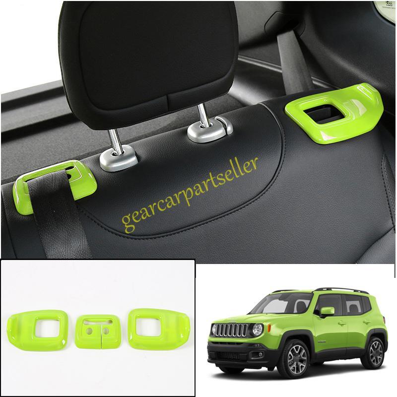 For Jeep Renegade 15-2023 Light Green Rear Seat Control Adjust Switch Cover
