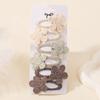 6Pcs/Set Cute Daisy Flower Hair Clips for Baby Girls Lovely Bang Side Clip Hairpins Princess Barrette Kid Hair Accessories