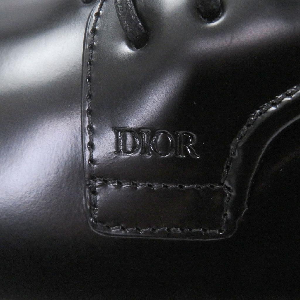 Pristine DIOR Leather shoes Evidence Lace-up derby shoes black leather mens 39 Used