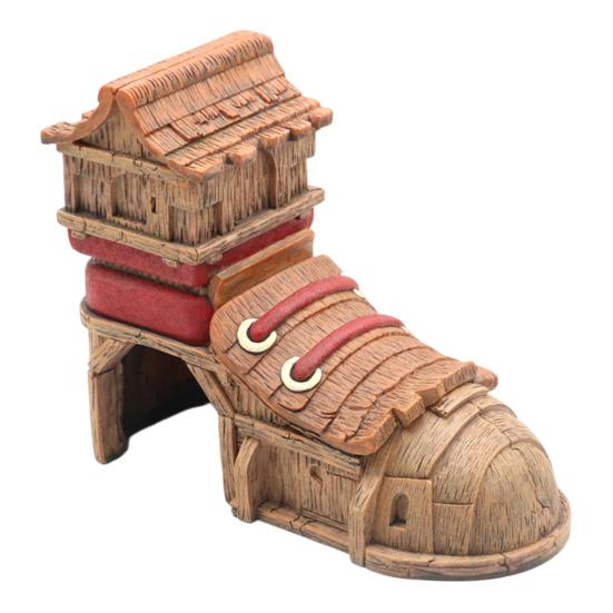 

Пещера-укрытие для рыб, Декор для аквариума, Домик-ботинок, Смола, Укрытие, Домик для рыб, Аксессуары для аквариума для петушков, золотых рыбок, креветок