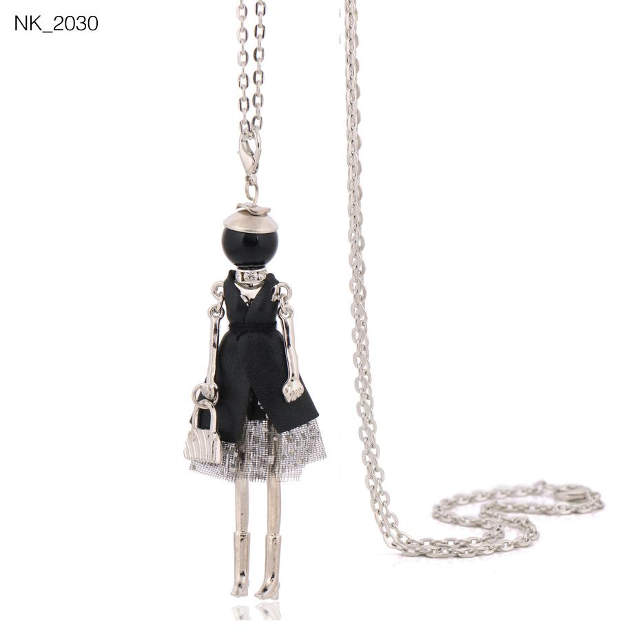 Cute Women Necklace Statement Lady Charm Long Trendy Necklace New Fashion Female Big Pendant Lovely Jewelry Gift