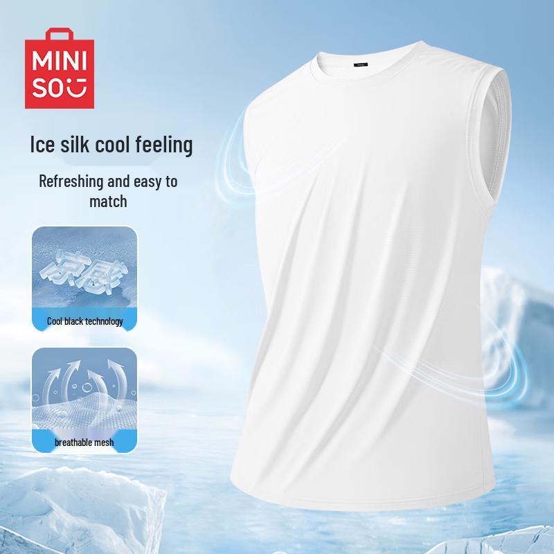 MINISO Men s Quick-Dry Casual Tank Top M