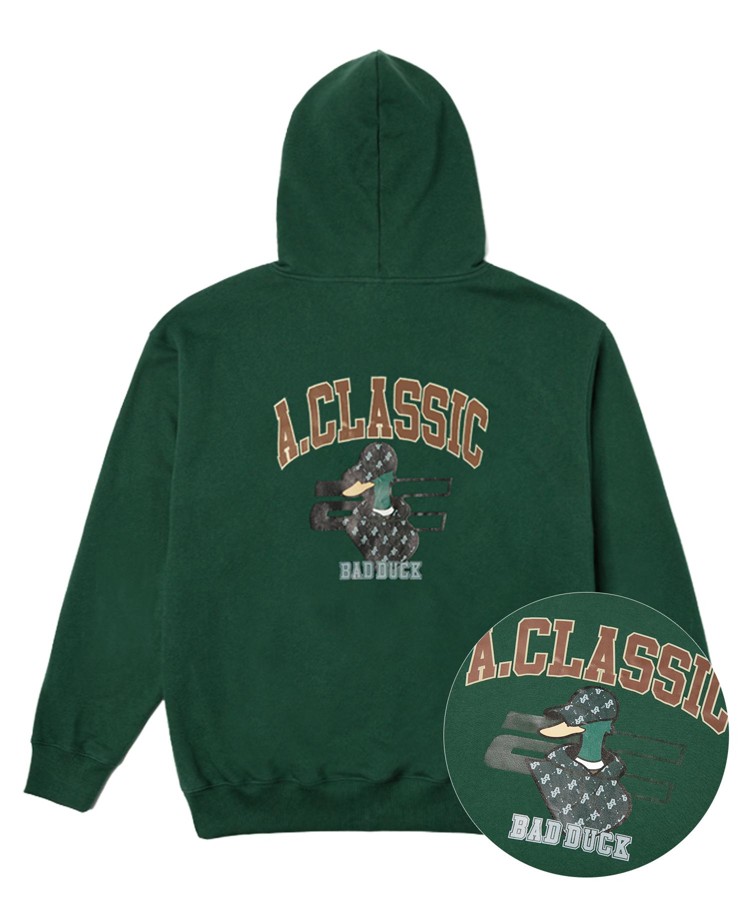 Aki Classic Bad Duck Hoodie Green Green/L