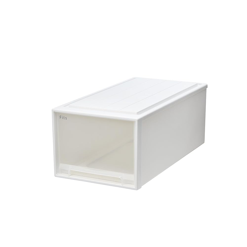 Tenma Fits Case Storage Box for Closets, 39cm (W) x 74cm (D) x 30cm (H), Durable, Made in Japan,