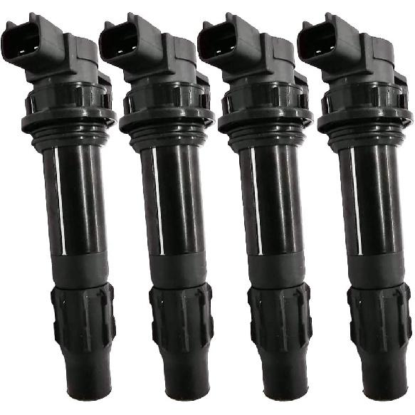4Pcs 6D3-82310-01-00 Ignition Coils for Yamah-a Waverunner FX 1000 05-08, FX 1100 04-15, AR/SX 210 1100 10-15, 212 SS,X 2010 6B6‑82310‑00‑00,