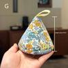 Mini Triangle Microwave Oven Glove High Temperature Resistant Thick Cotton Pot Cloth Cover for Baking Cooking Hot Pot Transfer