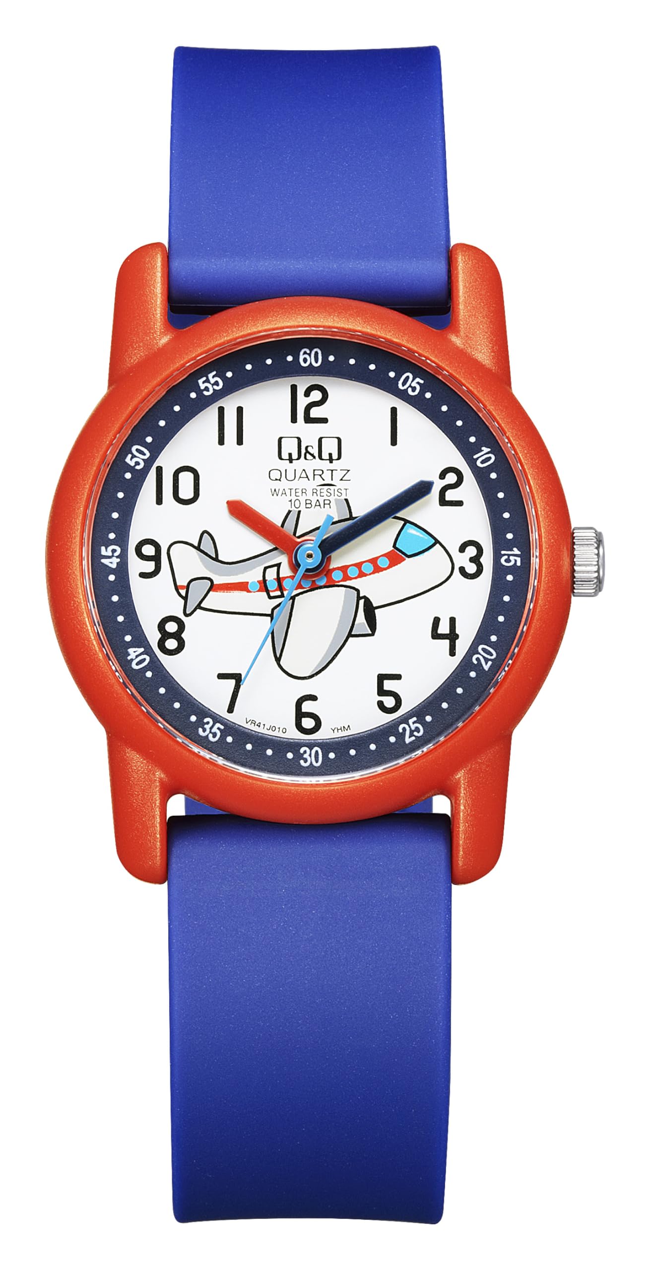 10 ATM Water Resistant Analog Kids Collection VR41J010 Blue [Citizen Q&Q] Watch, Q&Q синий