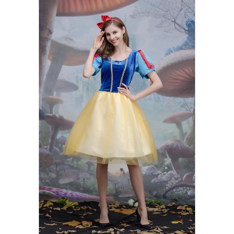 Halloween Costume Snow White Costume Adult Costume Queen Costume Princess Dress Performance Costume