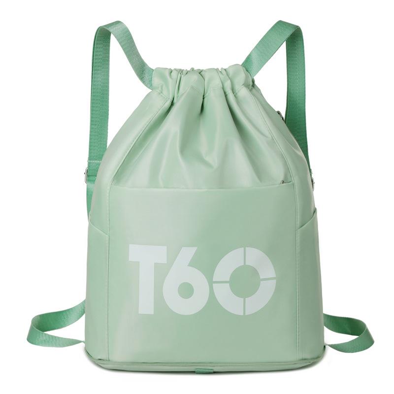 

Unisex Lightweight Drawstring Backpack for Sports & Travel зелёный