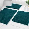 Chenier Solid Color Long Hair Bedside Mat Bedroom Carpet Bathroom Absorbent Floor Mat Bathroom Non-Slip Foot Mat Toilet Door Mat
