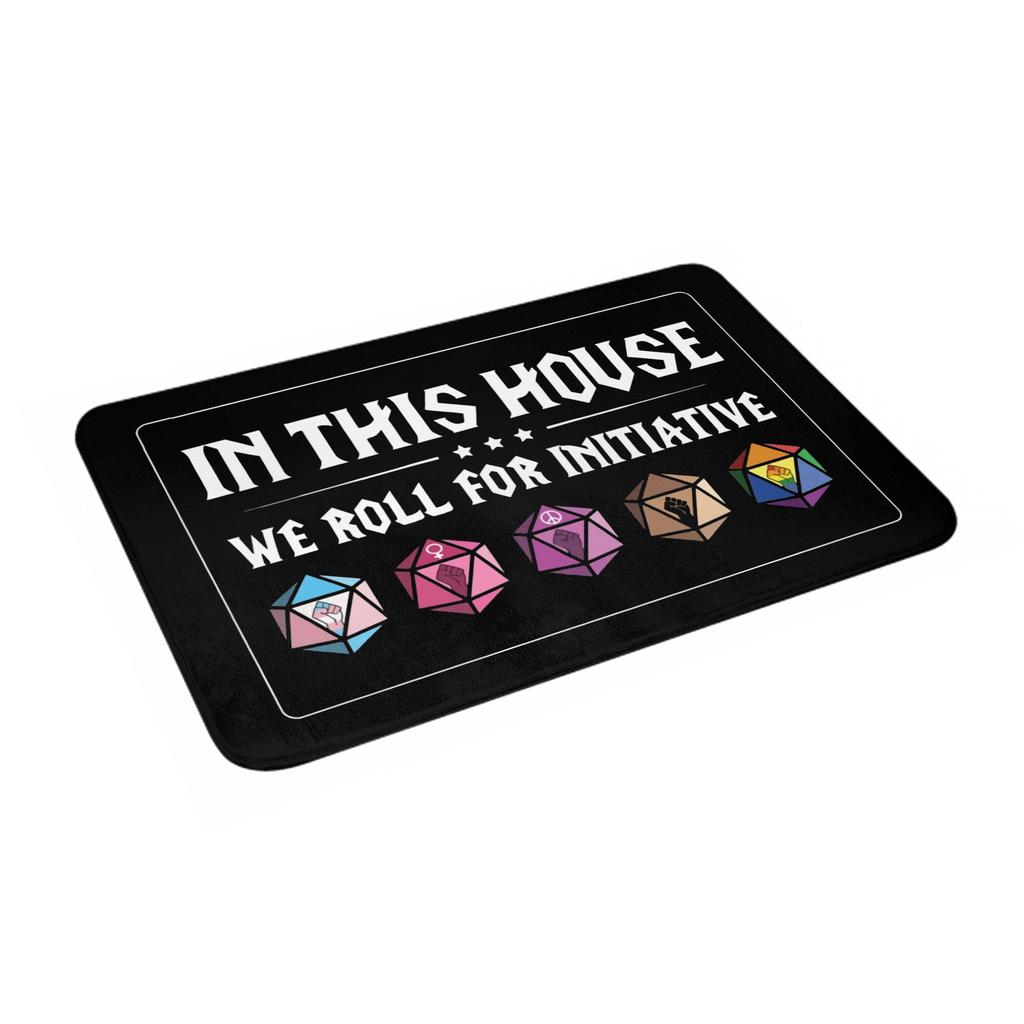 Dnd Game House Initiative Front Floor Door Entrance Mat Outdoor Kitchen Bath Doormat Living Room Carpet Rug