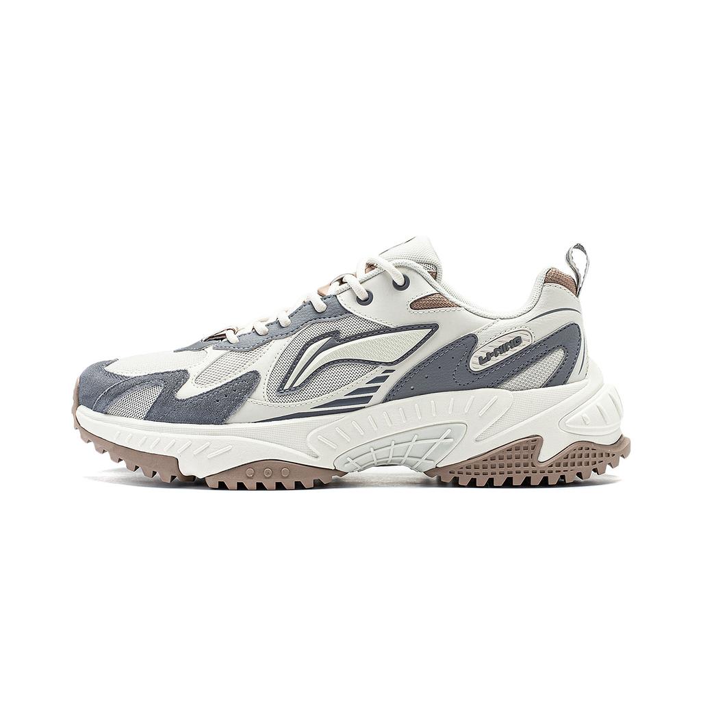new LINING Venus 2.0 Casual Shoes Men Low Top White Gray